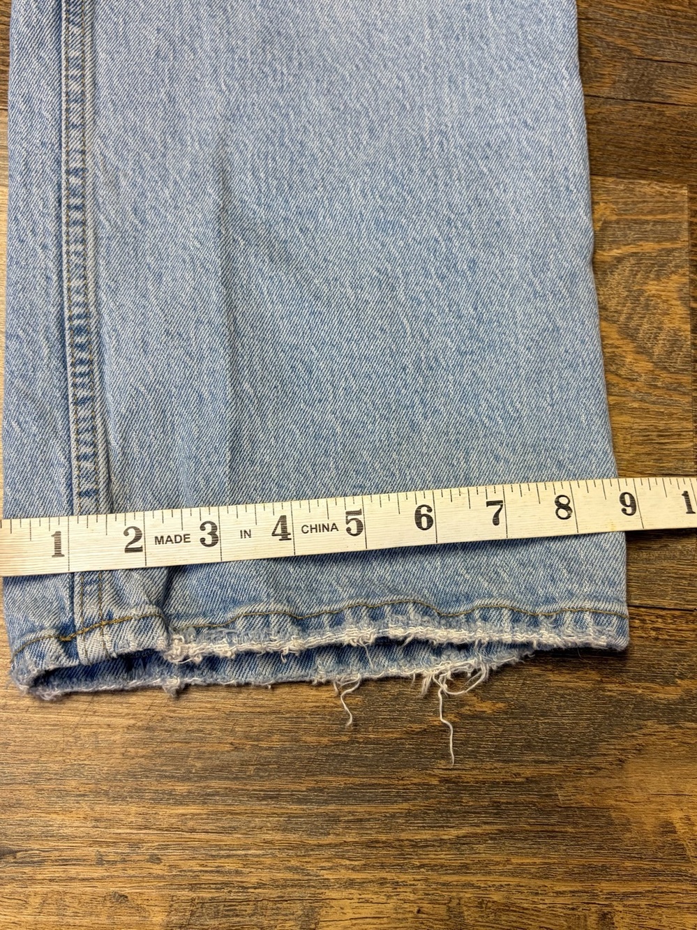 Abercrombie & Fitch “the baggy” Maternity Jeans Light Wash Straight Leg 27/4S - Picture 3 of 9